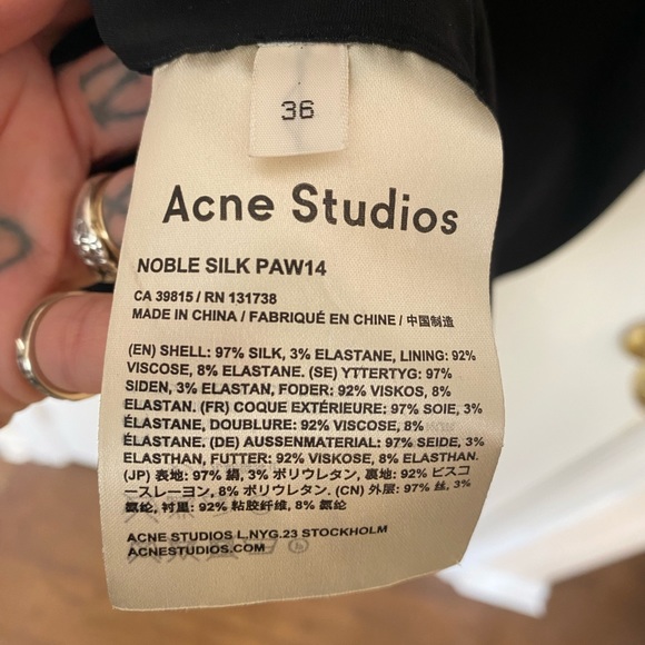 Acne Studios Noble Silk dress - Picture 6 of 9